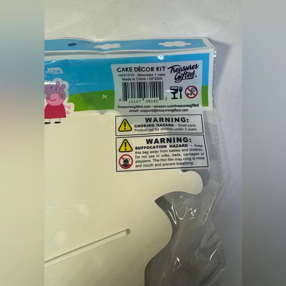 Peppa Pig Birthday Party Supplies Cake Topper Cupcake Wrapper Decorating Kit NEW